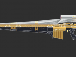 Barrett Incepttion Handpainted Game Asset Modello 3D