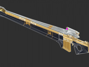 Barrett Incepttion Handpainted Game Asset Modello 3D