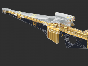 Barrett Incepttion Handpainted Game Asset Modello 3D