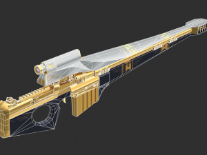Barrett Incepttion Handpainted Game Asset Modello 3D