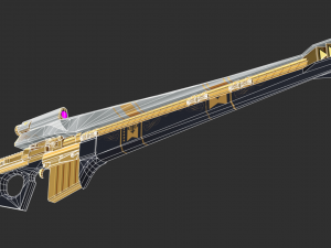 Barrett Incepttion Handpainted Game Asset Modello 3D