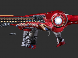 Barrett Infinity War Handpainted Game Asset 3D Model