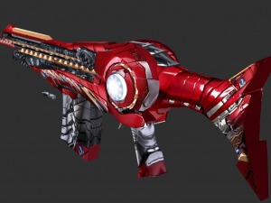 Barrett Infinity War Handpainted Game Asset 3D Модель