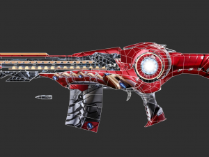Barrett Infinity War Handpainted Game Asset 3D Модель