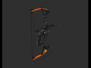 Hawkeye Bow Handpainted Game Asset Model 3D