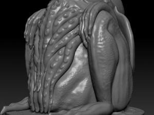 Chtulhu Totem Modello di stampa 3D