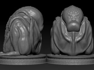 कथुलु टोटेम 3D प्रिंट मॉडल