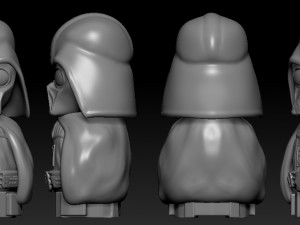 Darth Vader Totem 3D Print Model