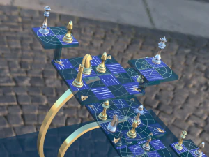 Tabuleiro Tridimensional Star Trek Modelo 3D