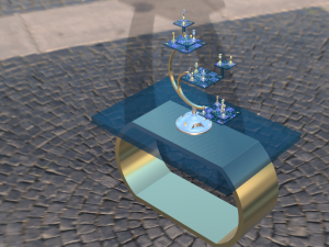 Tabulueiro Tridimencional Star Trek Modello 3D