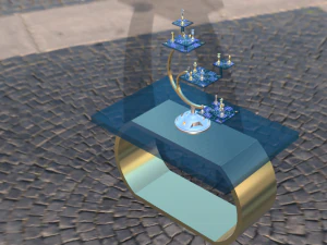 Tabulueiro Tridimencional Star Trek 3D Model