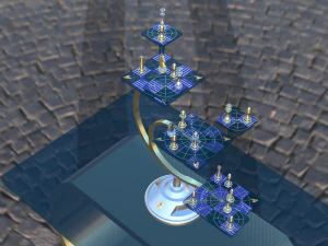 Tabulueiro Tridimencional Star Trek 3D Model