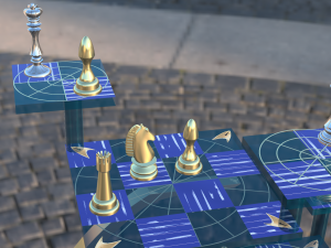 Tabulueiro Tridimencional Star Trek Modello 3D