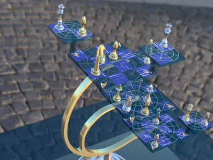 Tabulueiro Tridimencional Star Trek 3D Model