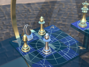Tabulueiro Tridimencional Star Trek Modello 3D