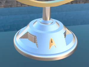 Tabulueiro Tridimencional Star Trek 3D Model