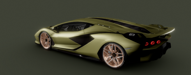 3D Car Super Model 3D 模型 .c4d .max .obj .3ds .fbx .stl .blend 