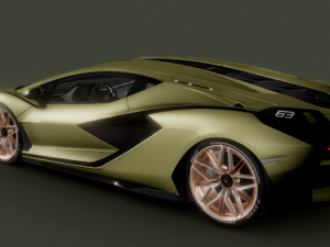 3D Car Super Model 3D Model
