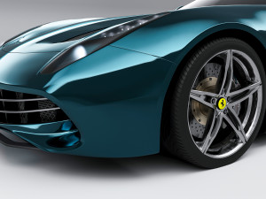 Ferrari F60 America 2014 3D-Modell
