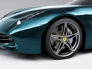 Ferrari F60 America 2014 3D-Modell
