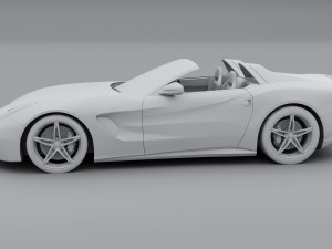 Ferrari F60 America 2014 3D-Modell