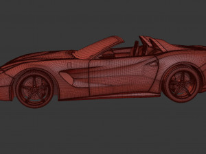 Ferrari F60 America 2014 3D-Modell