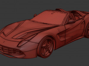 Ferrari F60 America 2014 3D-Modell