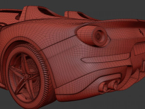 Ferrari F60 America 2014 3D-Modell
