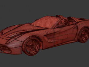 Ferrari F60 America 2014 3D-Modell