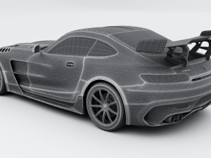 Mercedes AMG GT Track Series Modelo 3D