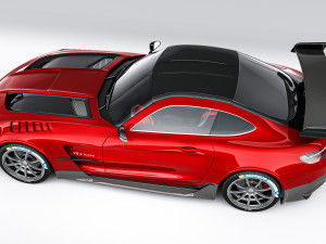 Mercedes AMG GT Track Series Modelo 3D