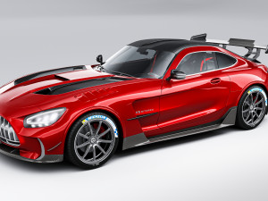 Mercedes AMG GT Track Series Modelo 3D