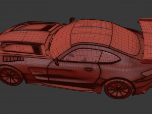 Mercedes AMG GT Track Series Modelo 3D