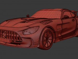 Mercedes AMG GT Track Series Modelo 3D