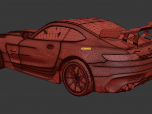 Mercedes AMG GT Track Series Modelo 3D