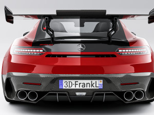 Mercedes AMG GT Track Series Modelo 3D