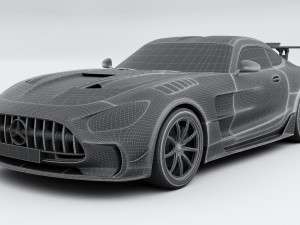 Mercedes AMG GT Track Series Modelo 3D