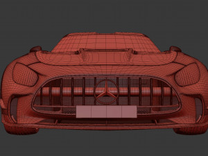 Mercedes AMG GT Track Series Modelo 3D