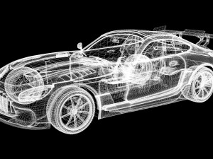 Mercedes AMG GT Track Series Modelo 3D