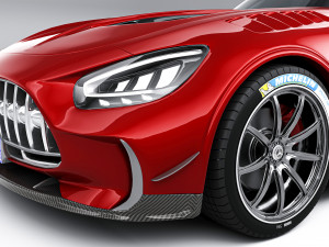 Mercedes AMG GT Track Series Modelo 3D