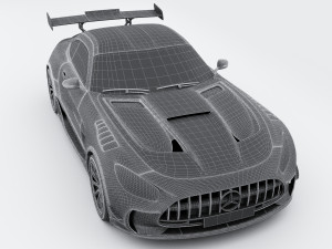 Mercedes AMG GT Track Series Modelo 3D