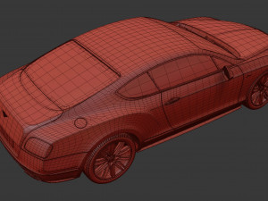 Bentley continental ss 2010 3D Model