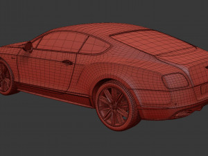 Bentley continental ss 2010 3D Model