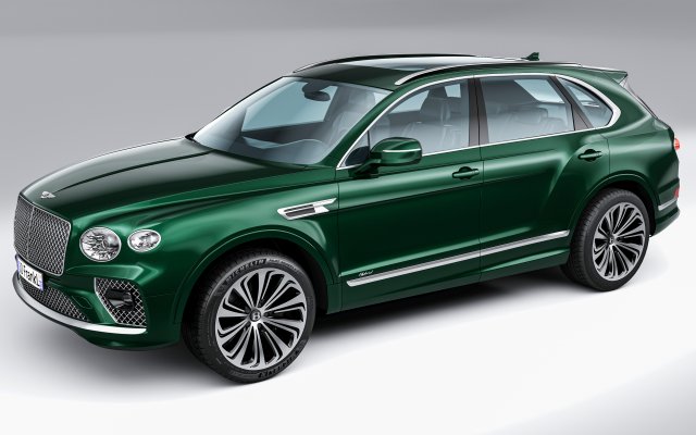 Bentley Bentayga Hybrid 3D Model .c4d .max .obj .3ds .fbx .stl .blend 