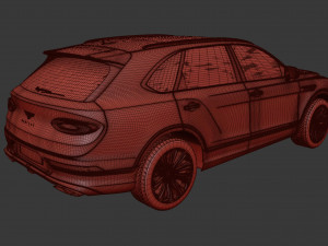 Bentley Bentayga Hybrid 3D Model