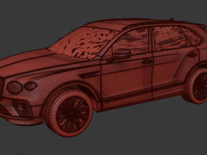 Bentley Bentayga Hybrid 3D Model