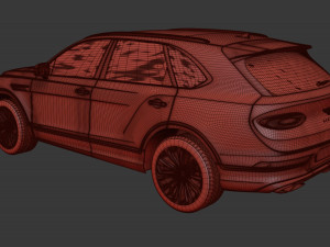 Bentley Bentayga Hybrid 3D Model