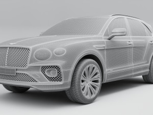 Bentley Bentayga Hybrid 3D Model