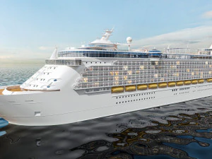 Passenger Cruise Ship Generic 3D Model