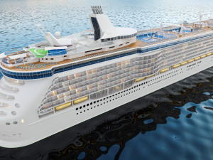 Passenger Cruise Ship Generic 3D Model